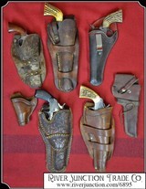 $400 for ALL. Old and Collectible Antique Leather Holster Bundle
