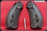 Original Gutta percha grips for S&W New Model No. 3, .44 CAL. DOUBLE ACTION RJT#6675 - 5 of 8