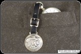 Very Rare Silver Plate Antique Original Buffalo Bill & Pawnee Bill Watch Fob - 2 of 7