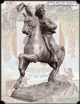 Buffalo Bill Statue, Souvenir of his Wild West Show