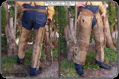 Original Antique shotgun chaps - Image 4 of 12