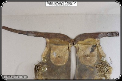 Original Antique shotgun chaps - Image 5 of 12