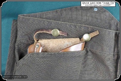 Very Rare Herman H. Heiser POCKET HOLSTER for a 3 1/2 inch Colt Lightning Model - Image 3 of 11