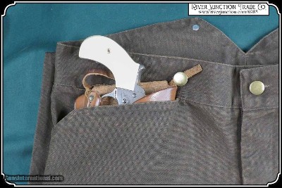 Very Rare Herman H. Heiser POCKET HOLSTER for a 3 1/2 inch Colt Lightning Model - Image 4 of 11
