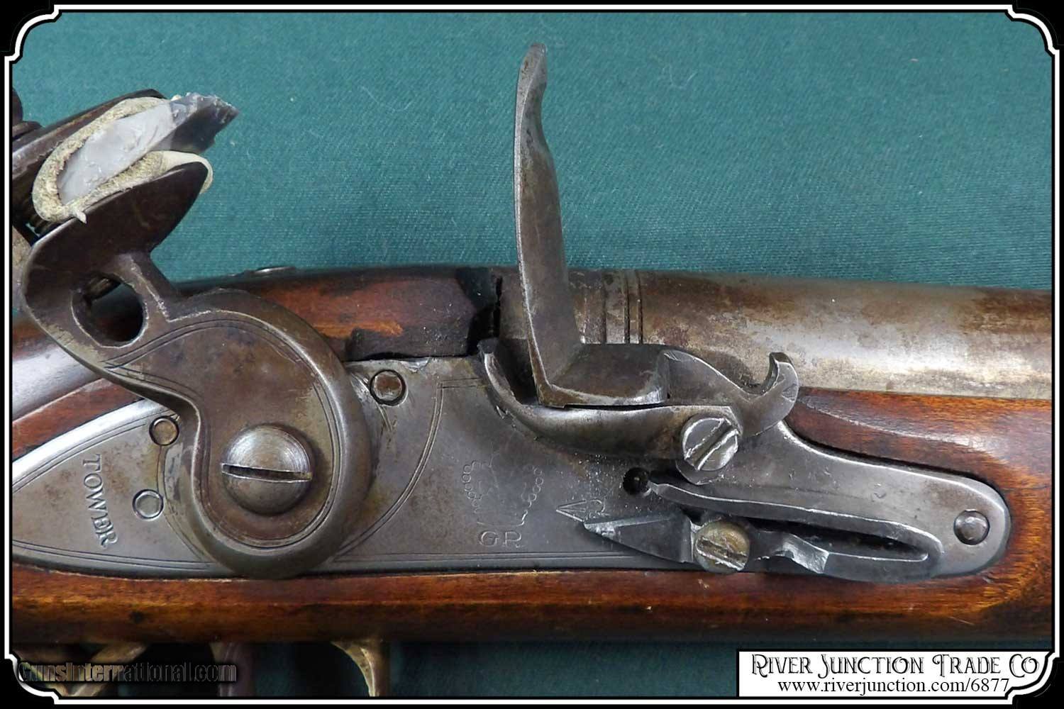 Old British Flintlock Pistol – “Tower – GR”