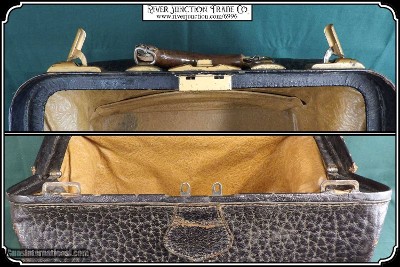 Bag - Antique Leather Satchel - Image 16 of 17