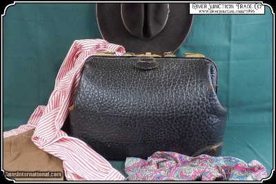 Bag - Antique Leather Satchel - Image 2 of 17