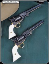 Match Pair of Engraved 1851 Navy Revolvers - 1 of 23