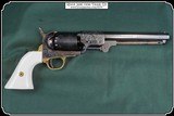 Match Pair of Engraved 1851 Navy Revolvers - 3 of 23