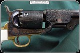 Match Pair of Engraved 1851 Navy Revolvers - 6 of 23