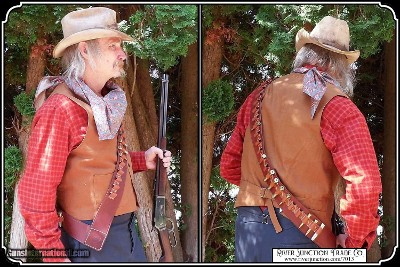 Leather Bandolier for .45/70 - Image 3 of 6