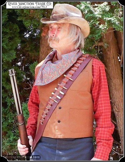 Leather Bandolier for .45/70