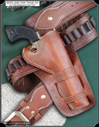 Leaf and Vine Holster for 4.75 - 5.5 inch Barrel RJT#7015