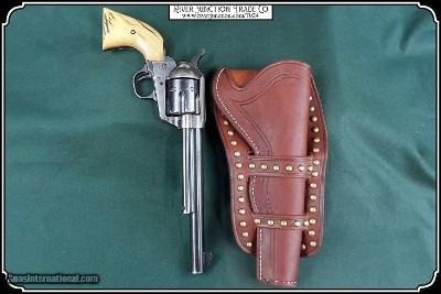 Studded Cheyenne Holster for 7.5 in Barrel RJT# 7024 - Image 5 of 9