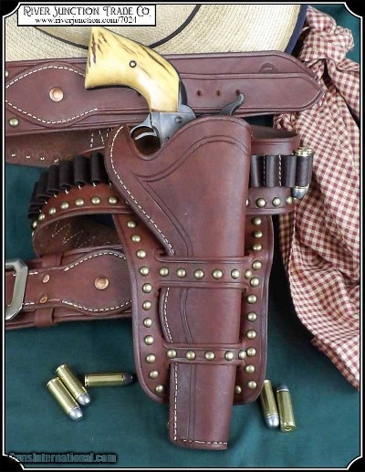 Studded Cheyenne Holster for 7.5 in Barrel RJT# 7024