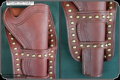Studded Cheyenne Holster for 7.5 in Barrel RJT# 7024 - Image 7 of 9