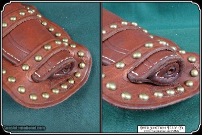 Cheyenne Cross Draw Spotted Holster 4.75 - 5.5 in Barrel - Image 8 of 9