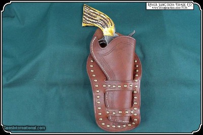Cheyenne Cross Draw Spotted Holster 4.75 - 5.5 in Barrel - Image 5 of 9