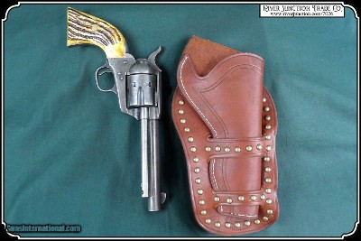 Cheyenne Cross Draw Spotted Holster 4.75 - 5.5 in Barrel - Image 4 of 9