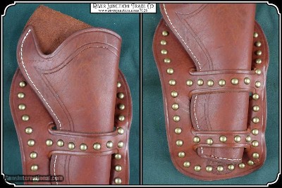 Cheyenne Cross Draw Spotted Holster 4.75 - 5.5 in Barrel - Image 7 of 9