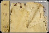 Museum Quality Original Indian Wars Cavalry Officers Brain Tanned Elk Hide Trousers - 7 of 19