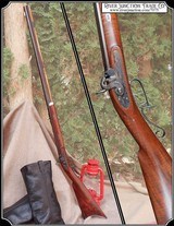 An Unusual and very attractive American Percussion Half-Stock Rifle