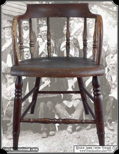 Civil War Era Masonic Chairs