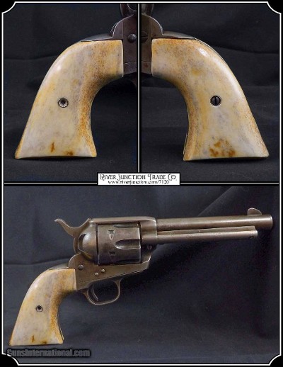 Smooth Elk Grips for 1st Gen Colt SAA Two Piece RJT# 7120