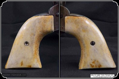 Smooth Elk Grips for 1st Gen Colt SAA Two Piece RJT# 7120 - Image 4 of 8