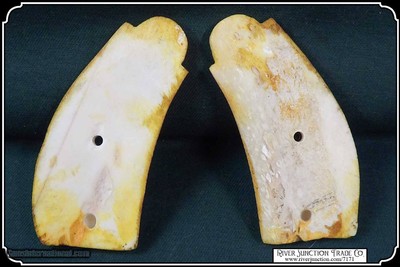 Bone Hash Mark Grips for S&W Double Action Model 3 -RJT#7171 - Image 8 of 9