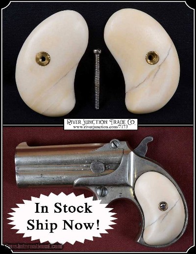Smooth Bone Remington Derringer Grips RJT# 7173 - Image 1 of 7