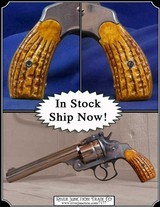 Elk Grips Hash Marks S&W Double Action Model 3 RJT# 7177 - 1 of 9