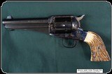 Uberti Remington 1875 Jigged Elk Grips RJT# 7178 - 5 of 10