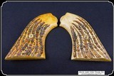 Hand Made Jigged Elk Antler Grips for Uberti Remington RJT# 7179 - 6 of 8
