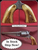 1858 Remington Uberti Grips Elk with Bark RJT# 7181 - 1 of 8