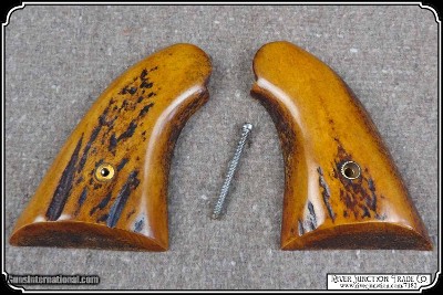 Grips - Elk with Bark for Uberti Remington 1858 RJT# 7182 - Image 6 of 8