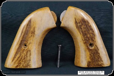 Bark on Elk Grips for Uberti Remington 1875/90 RJT# 7187 - Image 4 of 7