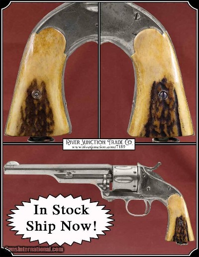 Elk w/Bark Grips for the Merwin Hulbert RJT# 7189