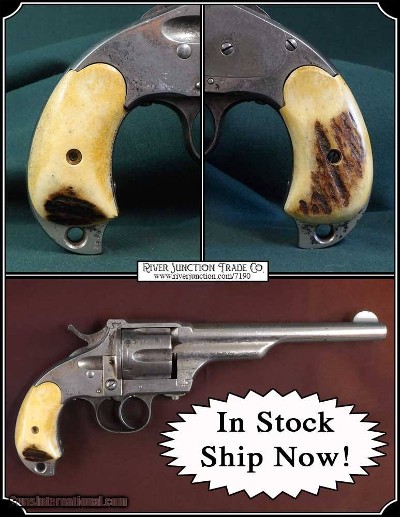 Light Bark Elk Grips for the Merwin Hulbert RJT# 7190