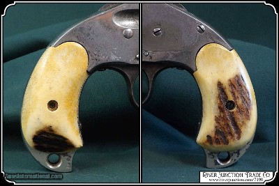 Light Bark Elk Grips for the Merwin Hulbert RJT# 7190 - Image 4 of 9