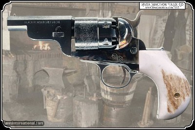 Lightning Style Elk with Bark Grips for Pietta Snub Nose 60 Army 61 Navy and 51 Navy RJT# 7192 - Image 3 of 8