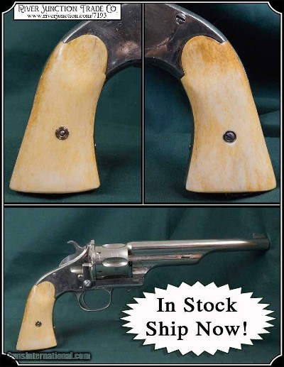 Smooth Bone Grips for Merwin Hulbert RJT# 7193