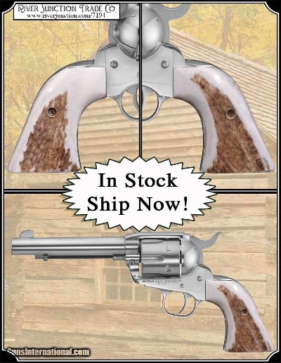 Bark On Elk Grips for Ruger New Vaquero RJT# 7194 - Image 1 of 8