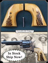 Old Vaquero Ruger Elk with Bark Grips Light Antique RJT# 7200 - 1 of 7