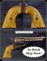 Mammoth Like Bone Grips for 1st Gen Colt SAA RJT# 7205 - 1 of 8