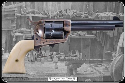 Smooth Bone Two Piece Grips for 1st or 2nd Gen Colt SAA RJT# 7206 - Image 3 of 8