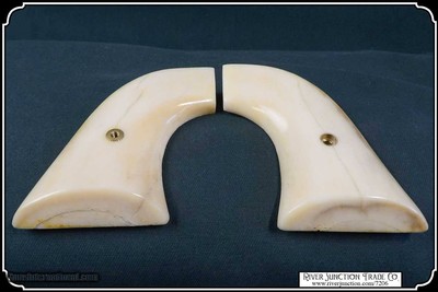 Smooth Bone Two Piece Grips for 1st or 2nd Gen Colt SAA RJT# 7206 - Image 6 of 8