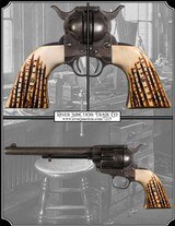 Elk Antler Hash Mark Grips for Colt 1873 and Clones RJT# 7215 - 1 of 8
