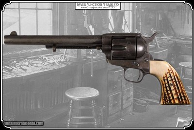 Elk Antler Hash Mark Grips for Colt 1873 and Clones RJT# 7215 - Image 3 of 8