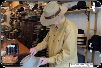 Hat Band- Saddle Makers Leaf and Vine Rich Mahogany - Image 4 of 10
